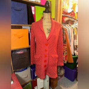 Sparrow Red Knit Sweater